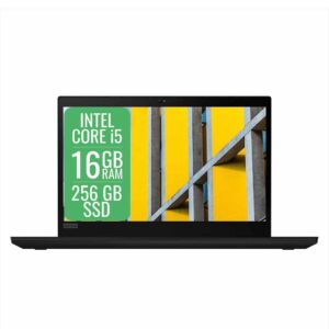 Lenovo Thinkpad Pc Portatile Notebook Intel Core i5 8th, 16 Gb Ram, 256 Gb SSD, Display da 14", WiFi, BT, Windows 11 Pro + Libre Office (Ricondizionato A)