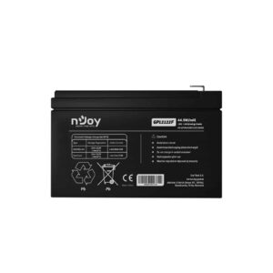 nJoy Batteria Ermetica al Piombo VRLA Ricaricabile 12 V 12h