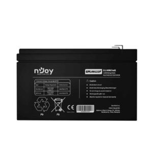 nJoy Batteria Ermetica al Piombo VRLA Ricaricabile 12 V 9 Ah