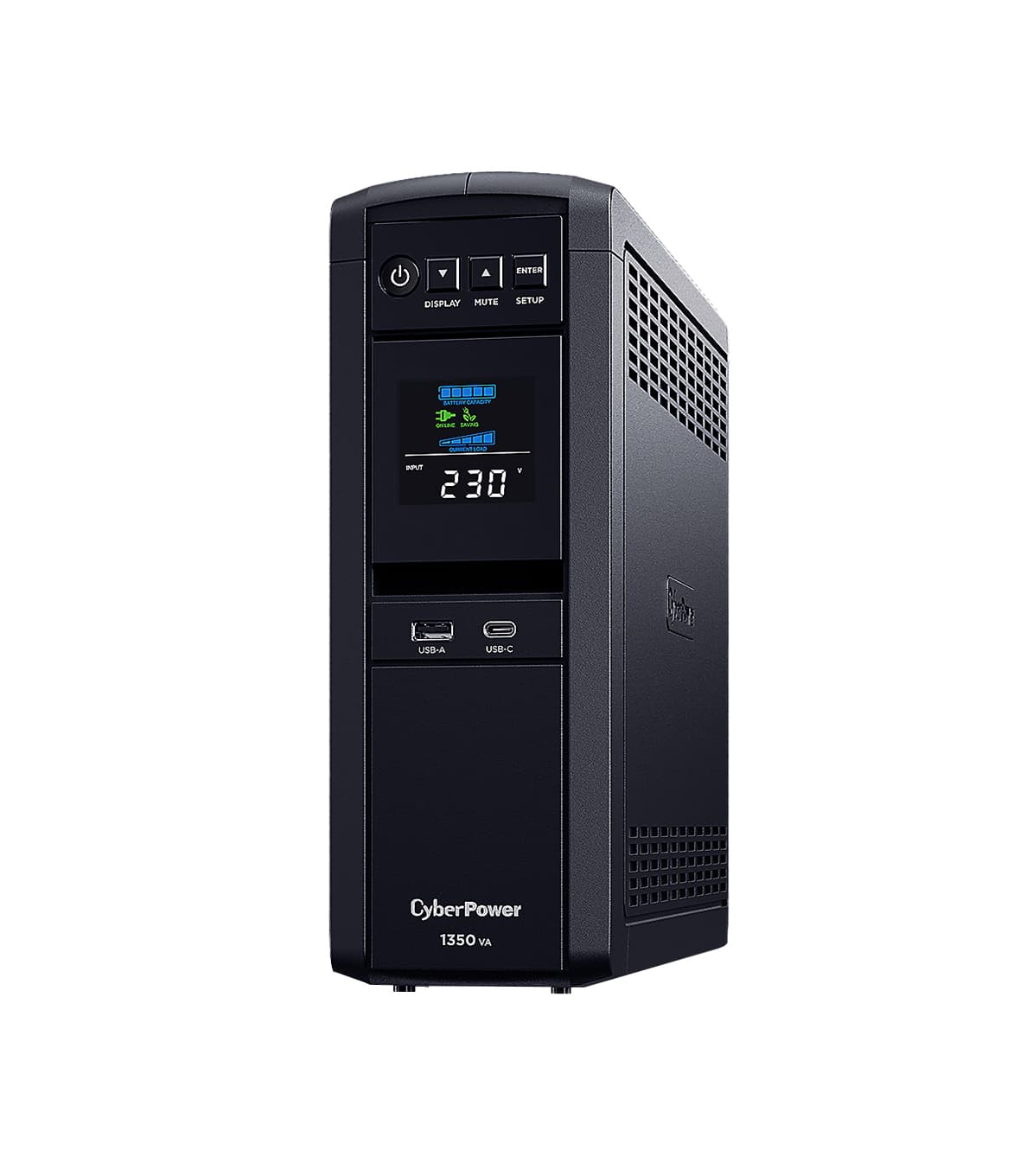 CyberPower CP1350EPFCLCD - UPS Professionale Onda Sinusoidale Pura 1350VA / 810W, AVR, 6 Prese Schuko