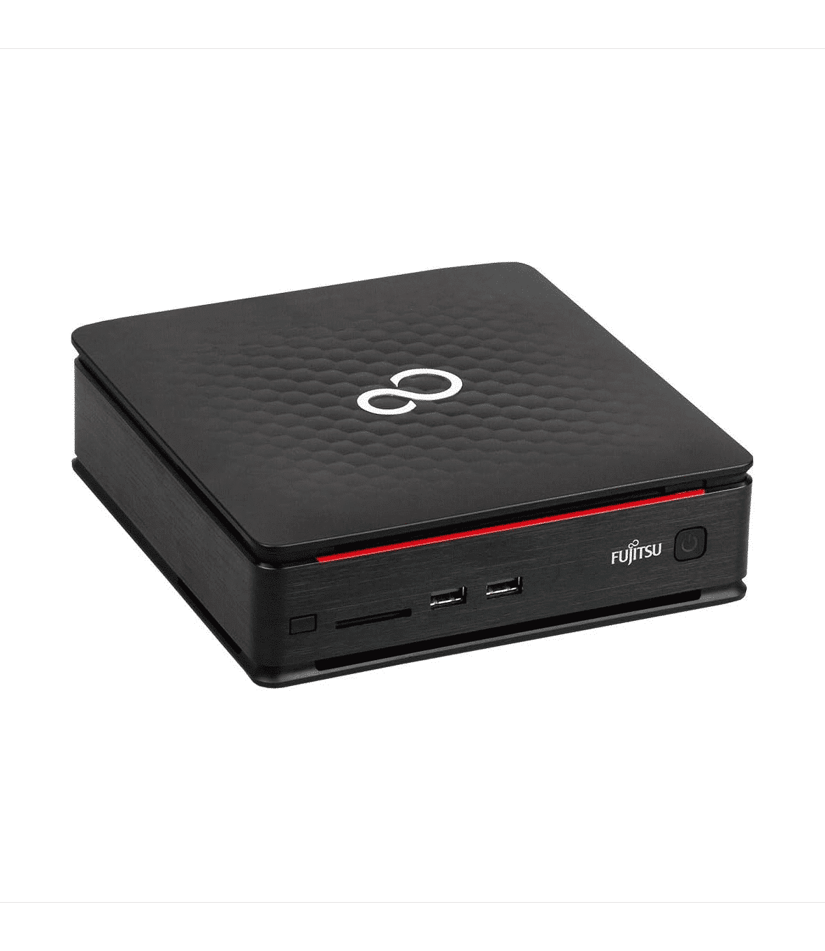 Fujitsu Esprimo Mini Pc Computer Fisso Desktop Intel i7 4th, Ram 8GB, SSD 256GB, Windows 10 Pro + Libre Office, Wi-Fi Usb (Ricondizionato)