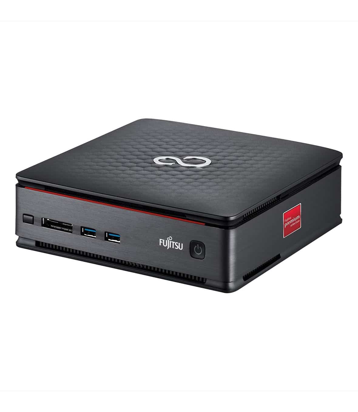 Fujitsu Esprimo Mini Pc Computer Fisso Desktop Intel i7 4th, Ram 8GB, SSD 256GB, Windows 10 Pro + Libre Office, Wi-Fi Usb (Ricondizionato)