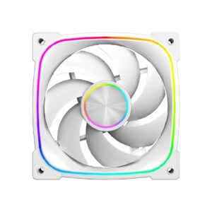 Ventola Noua Lips White ARGB 120mm (1Fan) 1800Rpm  Antivibration