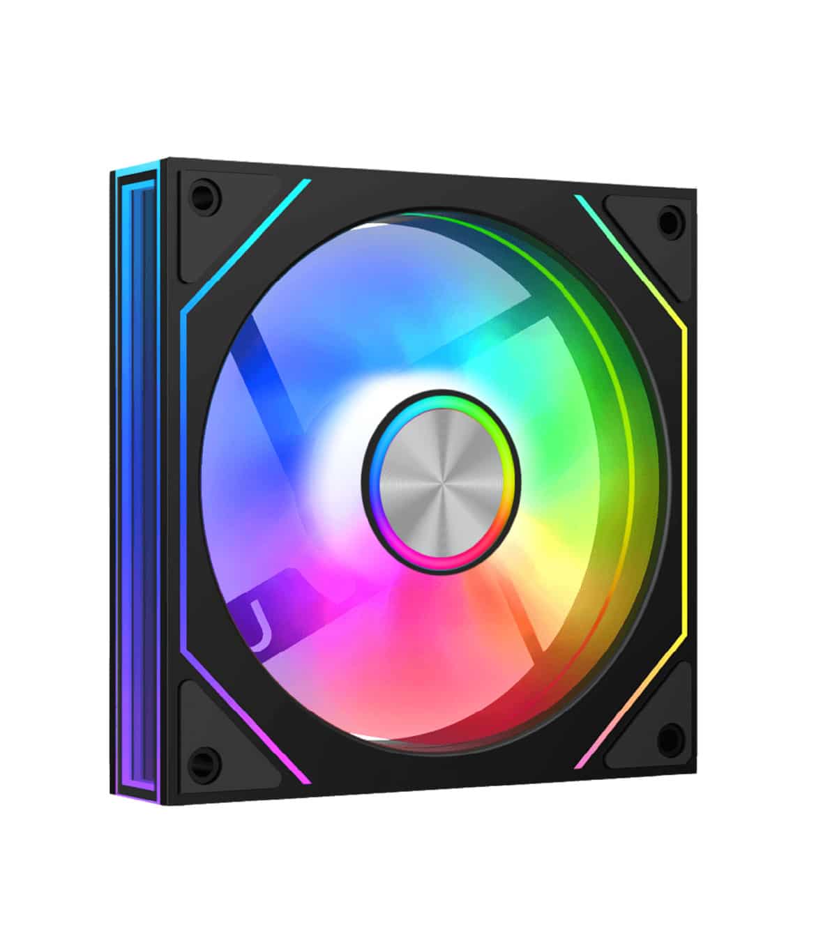 Ventola Noua Eurus Nero ARGB 120mm (1Fan) 1600Rpm 3x Halo Mirror Antivibration