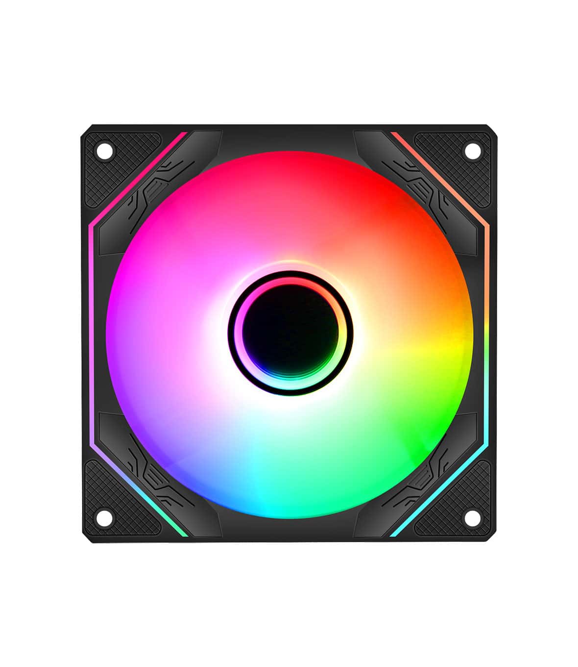 Ventola Nuwo Vibe Nero ARGB 120mm (1Fan) 1800Rpm 3x Halo Mirror Antivibration