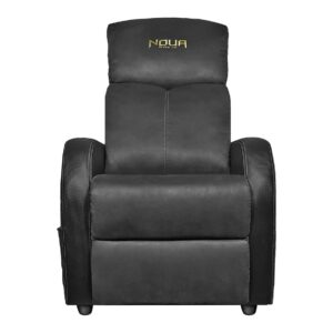 Poltrona Sofa Gaming Noua Ares Royal Gold Schienale Reclinabile con Poggiapiedi