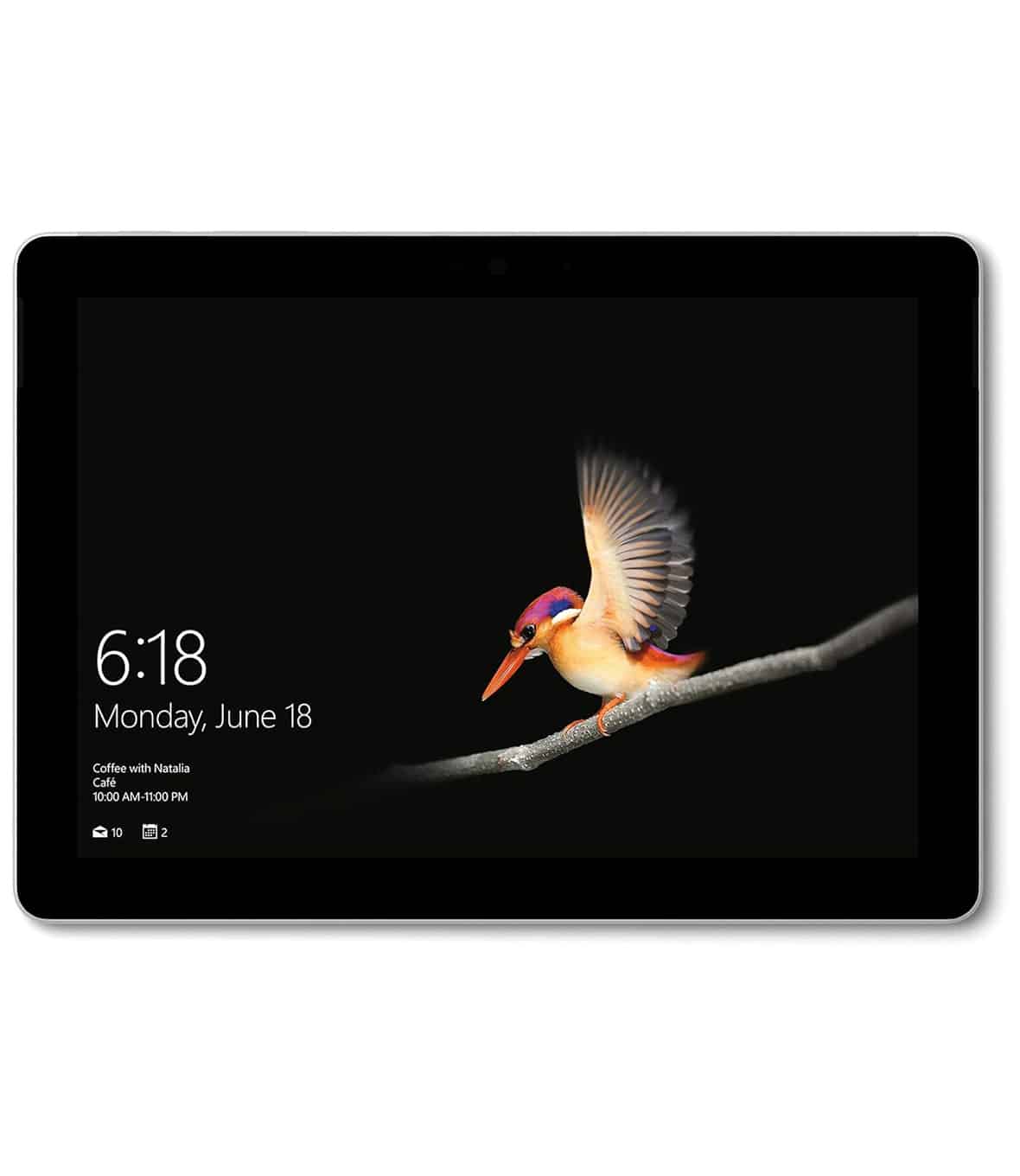 2018 Microsoft Surface Go con Intel Pentium Gold 4415Y (10-pollici, 8GB RAM, 128GB SSD) Platino (Ricondizionato)