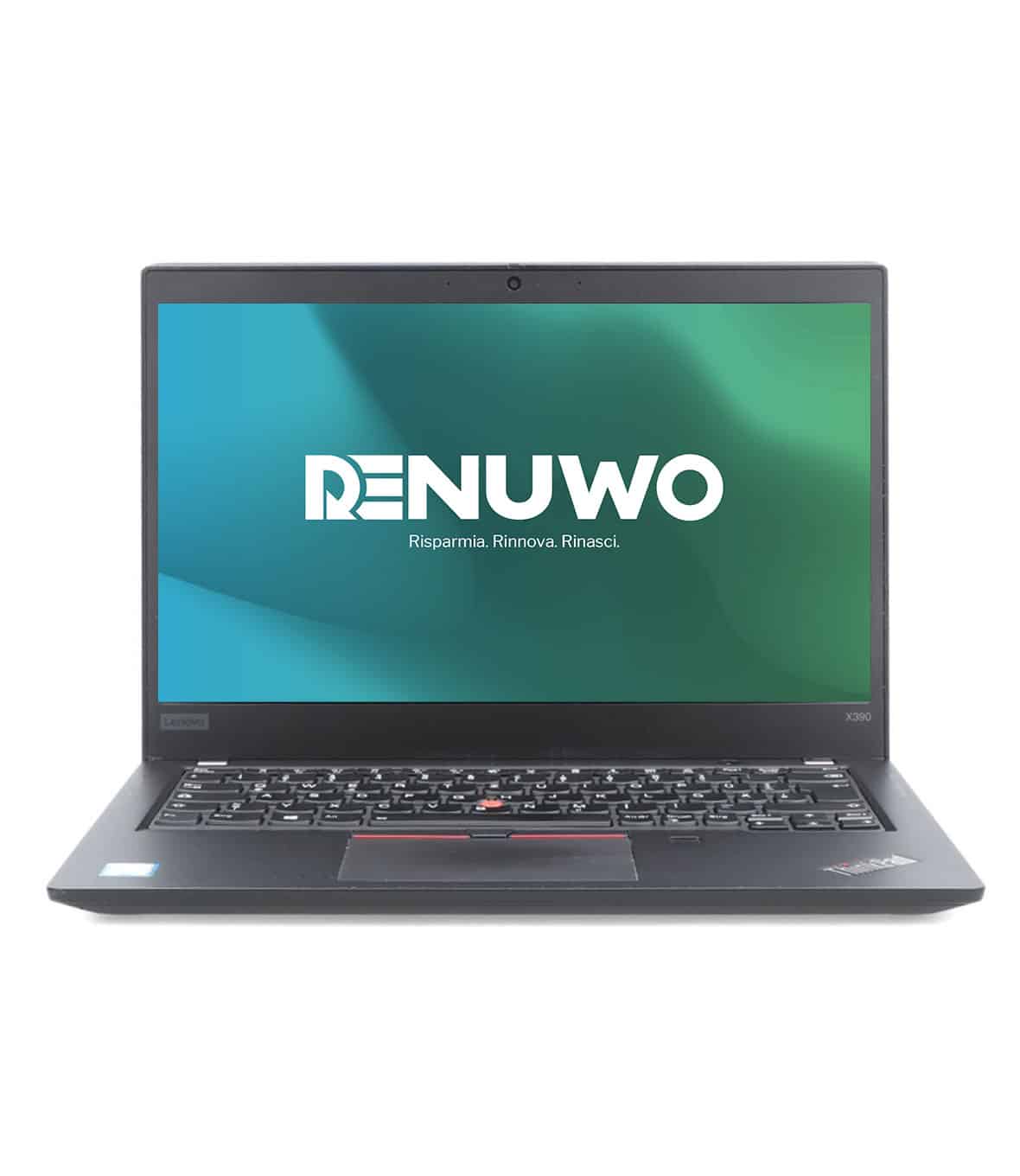Pc Notebook Lenovo X390 touch 13 Pollici | I5-8365U | Ram 16GB | Ssd 256GB | Ricondizionato | Grado B| No Battery