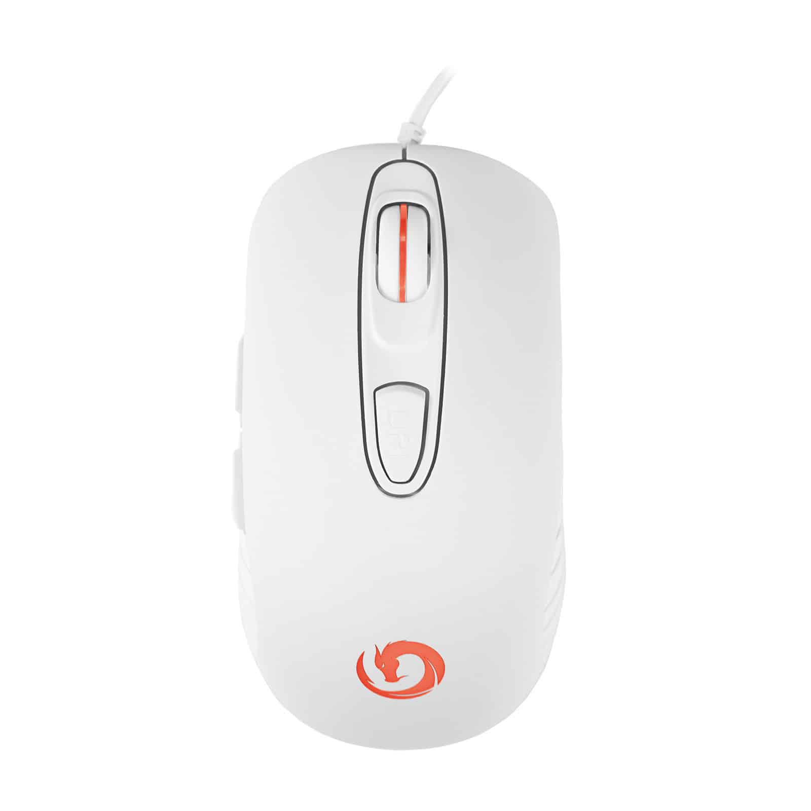 Mouse Ottico Usb Gaming Nuwo Loki Bianco Illuminazione Rainbow 6 Tasti 2400DPI Regolabili
