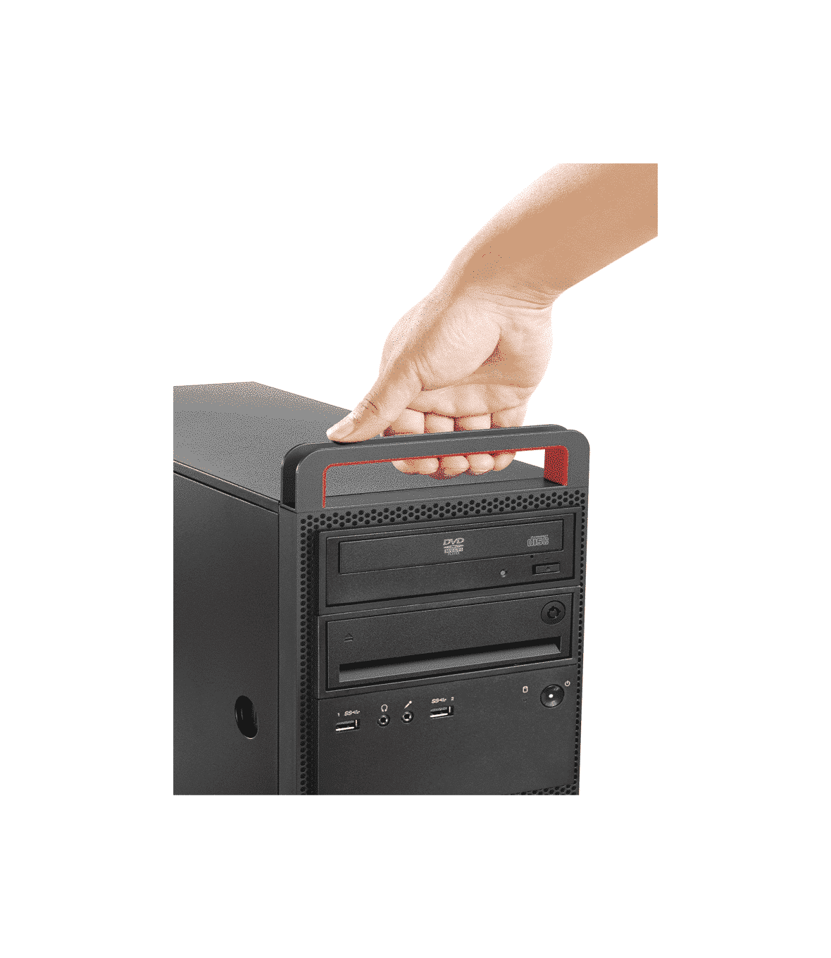 PC DESKTOP LENOVO THINKCENTER M800 MICRO TOWER | I7-6700 | RAM 8GB | SSD 256GB | GRADO A - immagine 3