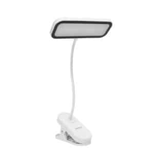 Lampada LED da Scrivania Flessibile con Pinza | Ricaricabile 1200mAh 3 Tonalità di Luce