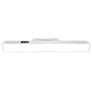 Barra LED Magnetica Scrivania 32cm con Orologio e Timer Spegnimento | 28 LED Ricaricabile 1200mAh