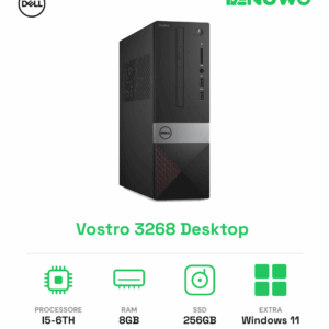 Dell Vostro 3268 Desktop Intel Core i5 - 6ª  8GB HDD 2,5" SATA 256GB Wifi Ricondizionato Grado A