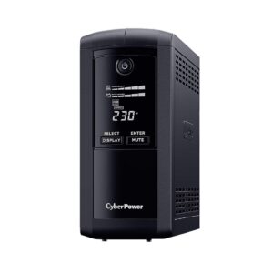 CyberPower VP1000ELCD - UPS Serie Value Pro da 1000VA / 550W, Display LCD e 4 Prese Schuko