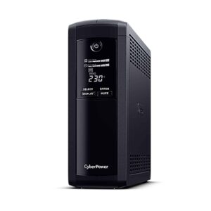 CyberPower VP1600ELCD - UPS Professionale da 1600VA / 960W, Display LCD e 5 Prese Schuko