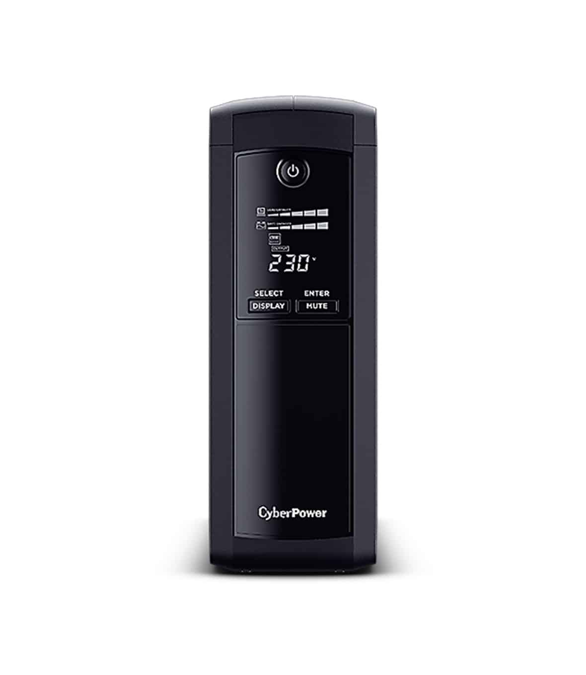 CyberPower VP1600ELCD - UPS Professionale da 1600VA / 960W, Display LCD e 5 Prese Schuko - immagine 2