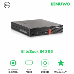 Mini PC Lenovo ThinkCentre M910q  Intel Core i5 - 6ª  8GB SSD M.2 NVMe  256GB Ricondizionato Grado A
