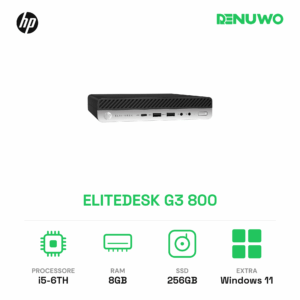 PC MINI HP ELITEDESK G3 800 | I5-6500T | RAM 8GB | SSD 256GB | WiFi | RICONDIZIONATO
